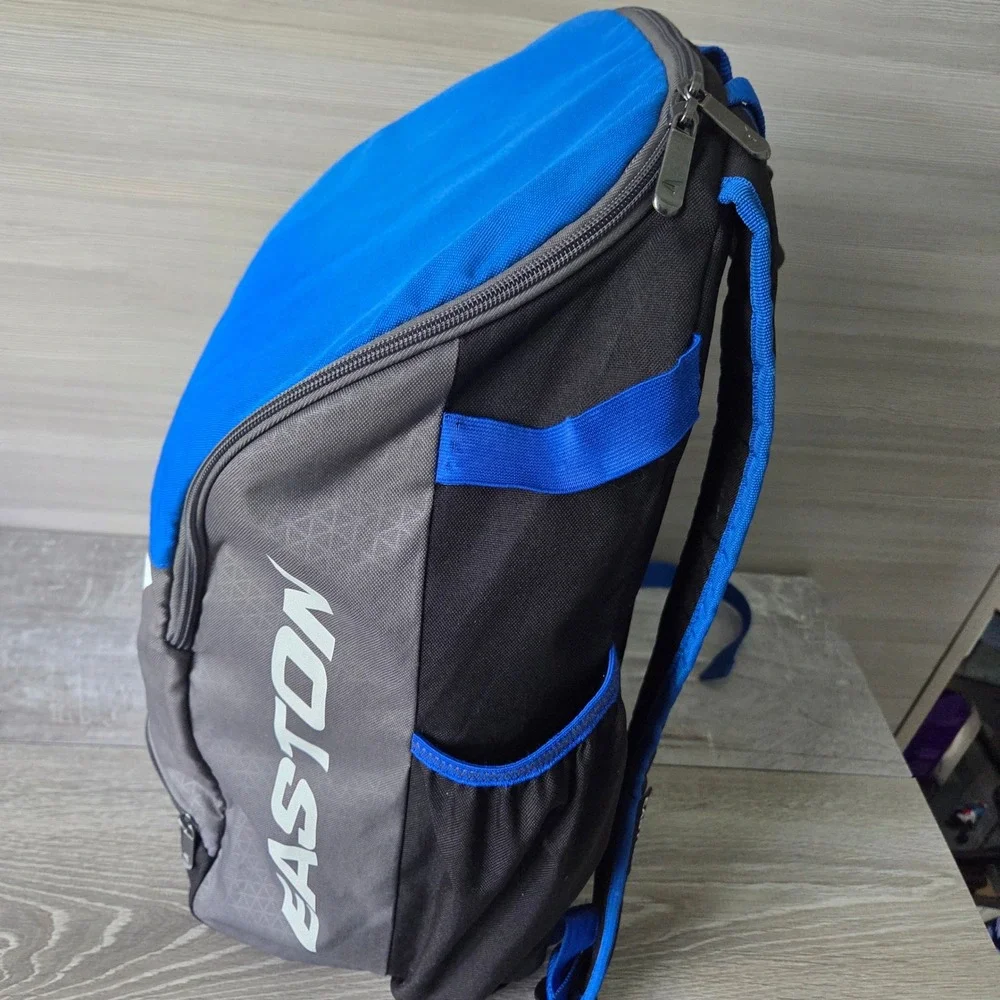 Easton E110BP Bat Pack Backpack Blue Grey Black Polyester Baseball Softball Bag